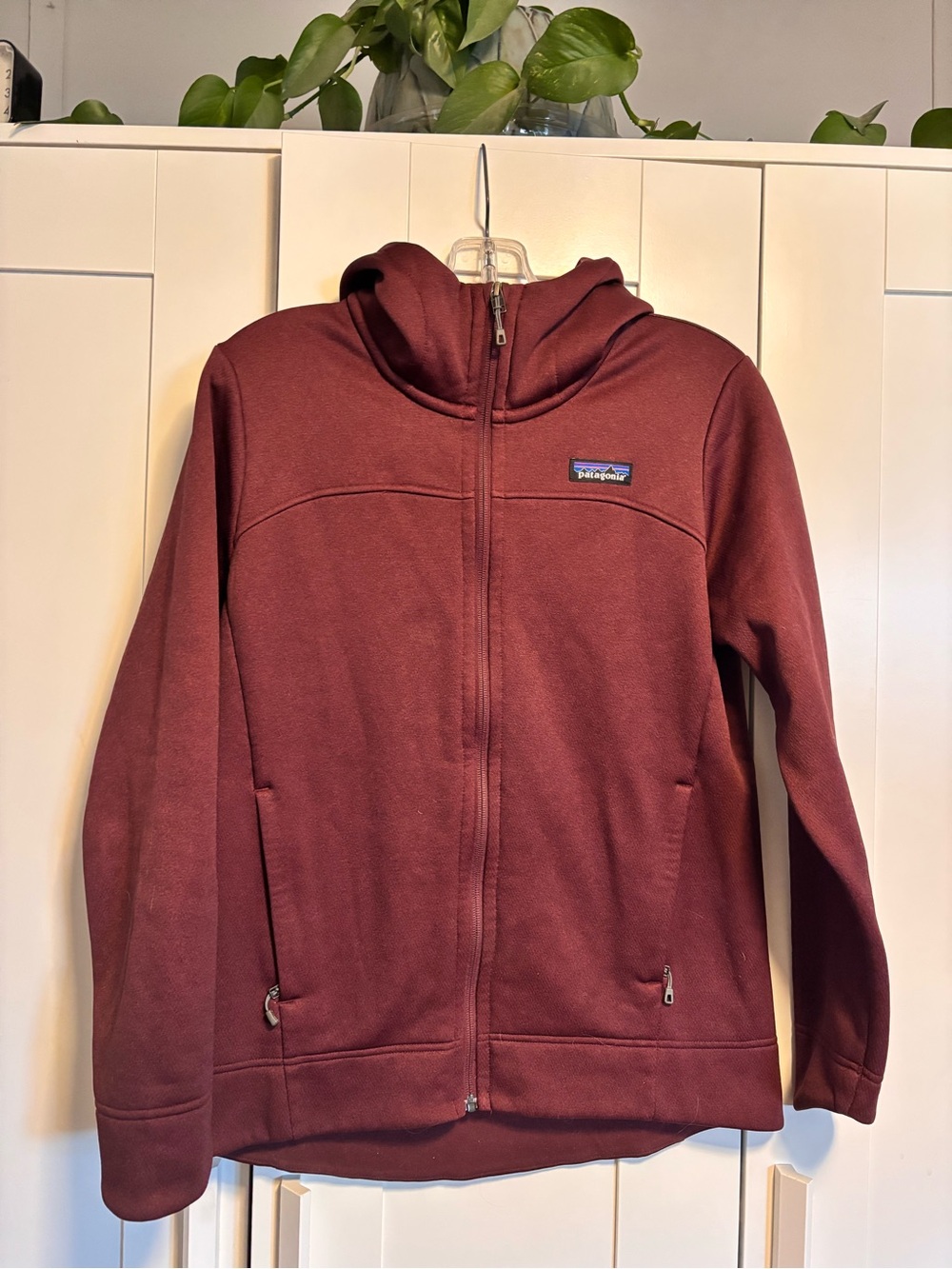 Patagonia Full-Zip Hooded Jacket - Maroon
